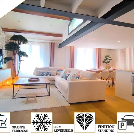 Apartamento Tropezia- Standing T4 Terrasse Et Parking